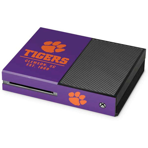 Clemson University Tigers Est 1889 Xbox One Console Skin